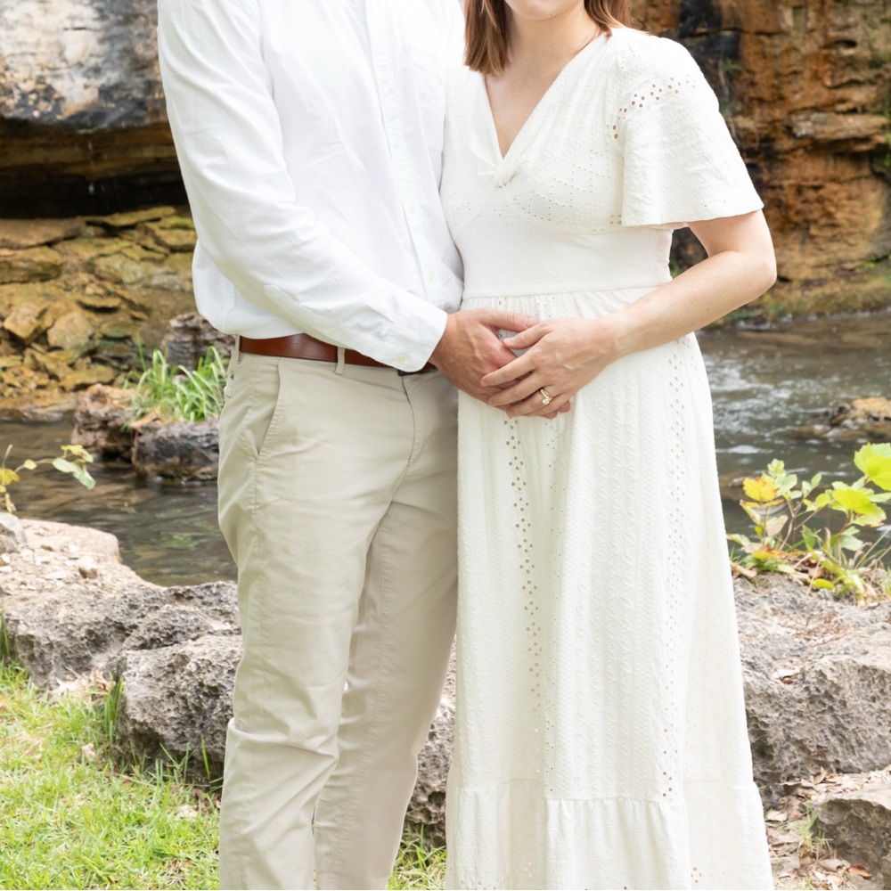 Anthropologie White Eyelet Maxi Dress - Picture 16 of 16